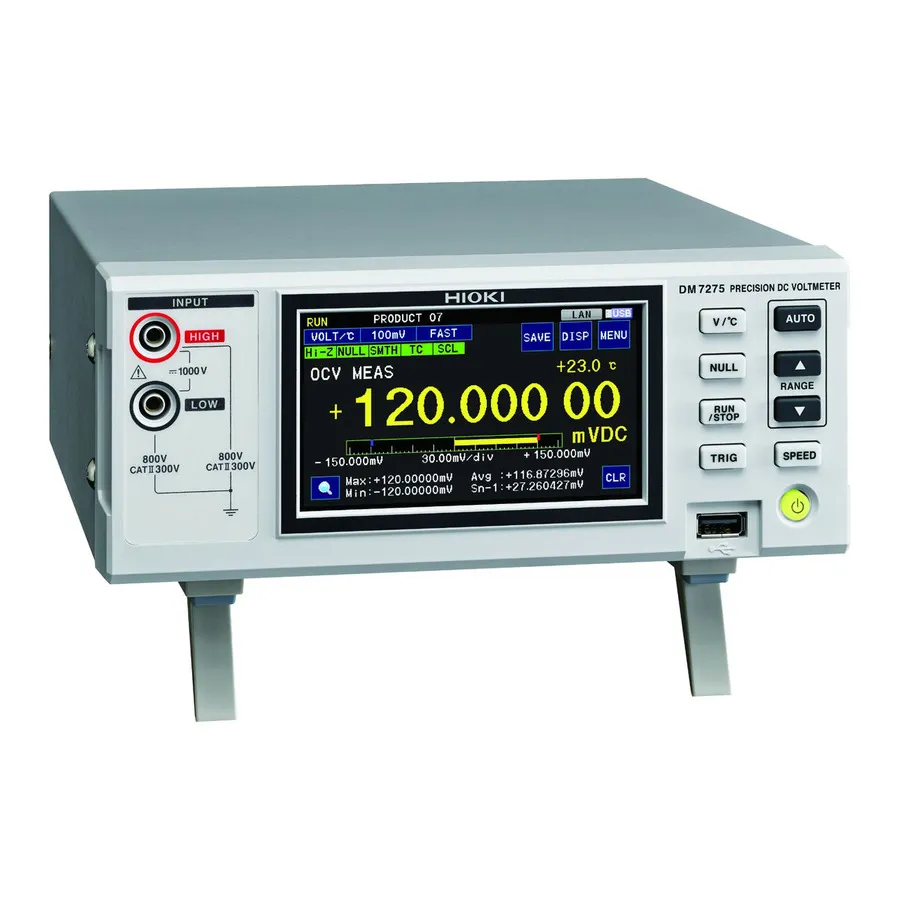 Voltmetro DC di Precisione Hioki DM7275-01