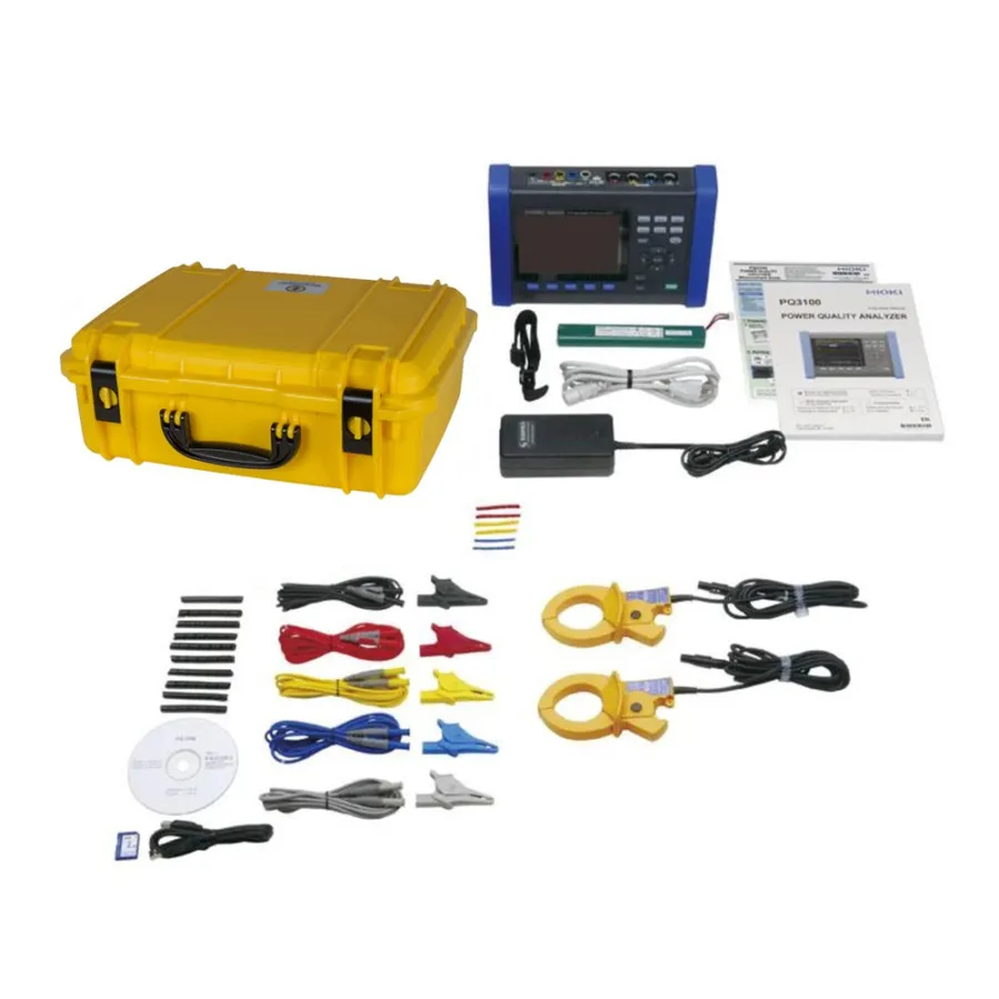 Hioki PQ3100-02/600 KIT Analizzatore di Qualità dell'Alimentazione