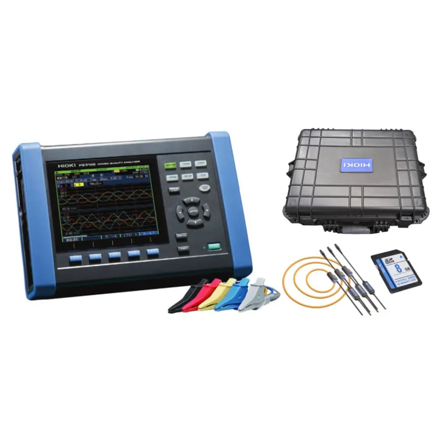 Hioki PQ3100-03/100 KIT Analizzatore di Qualità dell'Alimentazione