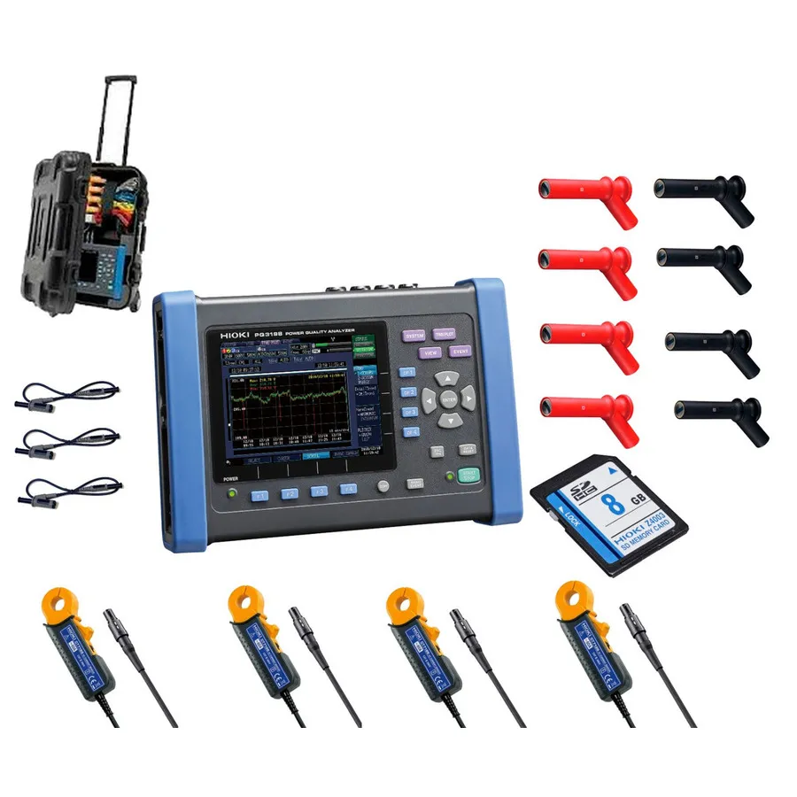Analizzatore di Qualità dell'Energia Hioki PQ3198/100 KIT