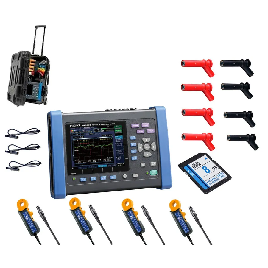 Analizzatore di Qualità dell'Energia Hioki PQ3198/60 KIT
