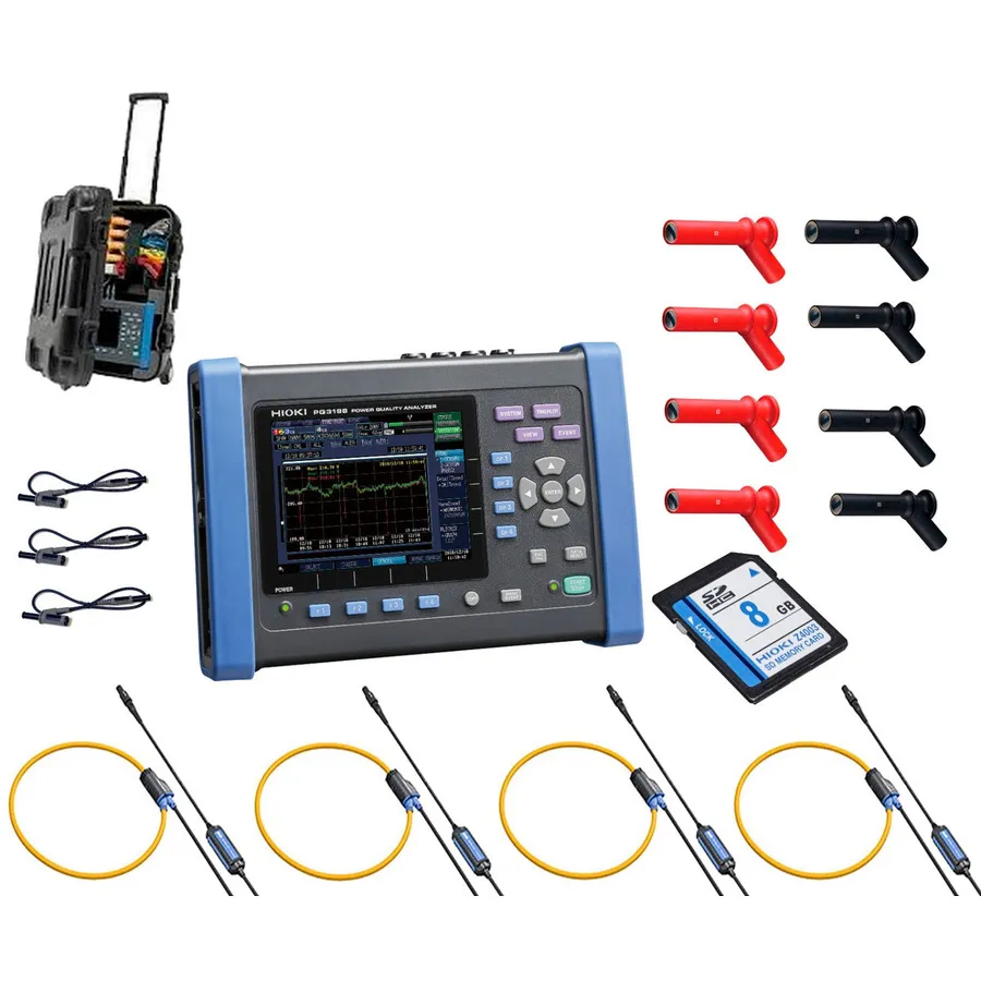Kit Analizzatore di Qualità dell'Energia Hioki PQ3198/6000