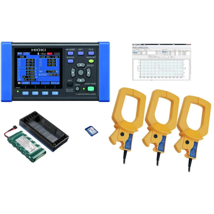 Kit analizzatore di richiesta di potenza Hioki PW3360-21/1000Pro