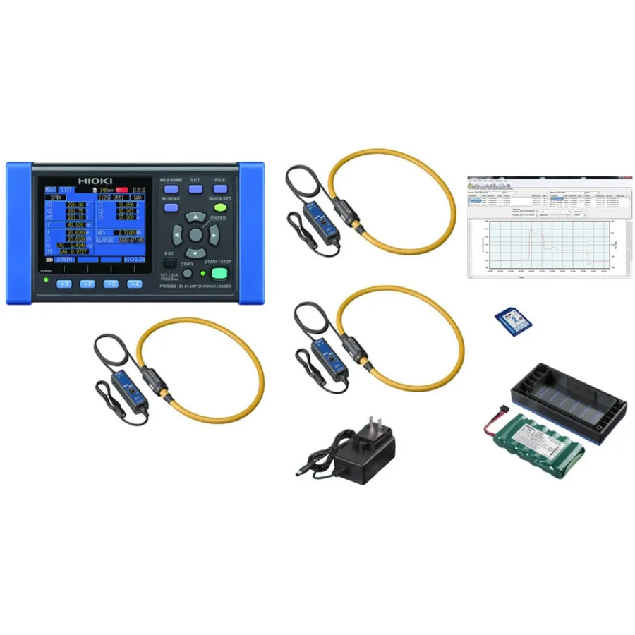 Analizzatore di Potenza Hioki PW3360-21/5000PRO-7IN KIT