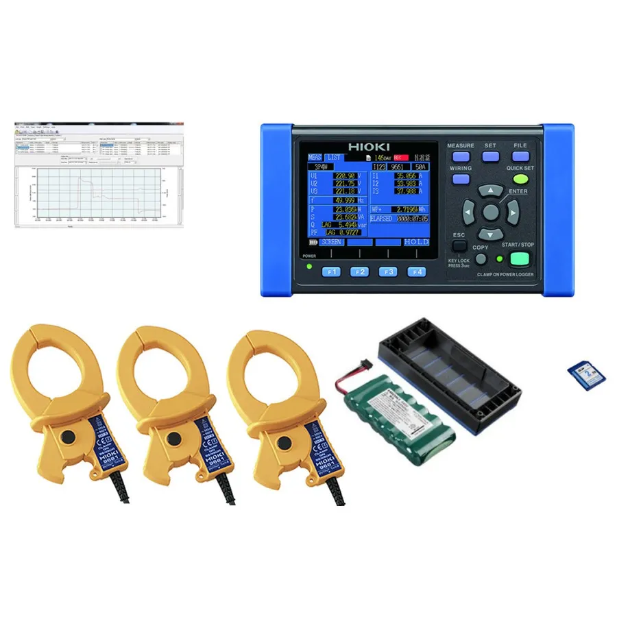Analizzatore di Potenza Hioki PW3360-21/500Pro KIT