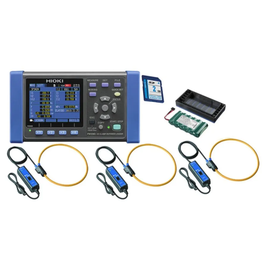 Registratore di Potenza Hioki PW3365-20/5000Pro-4in KIT