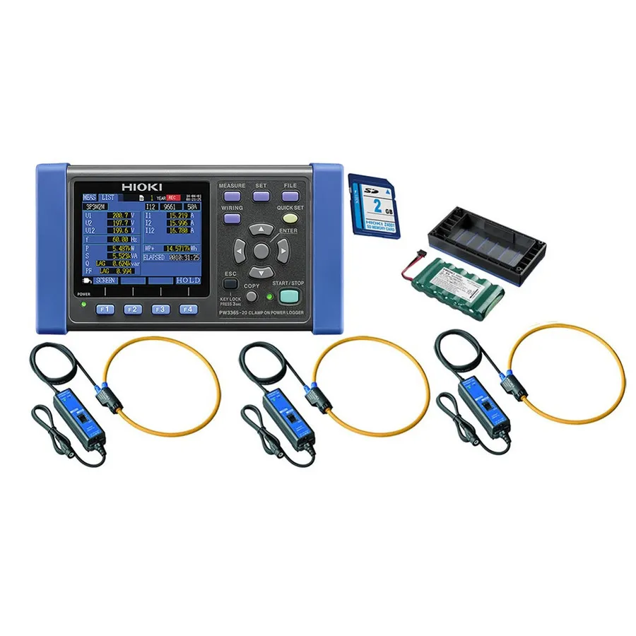 Registratore di Potenza Hioki PW3365-20/5000Pro KIT
