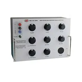 Scatola di decadi ad alta resistenza IET Labs HRRS-B-7-100K-10KV