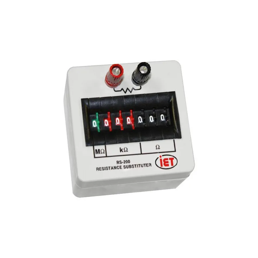 Decade box a sostituzione di resistenza IET Labs RS-200