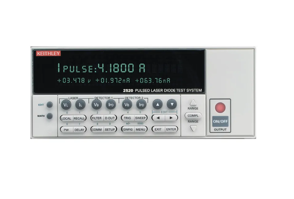 Sistema di Prova Keithley 2520 per Diodi Laser Pulsati
