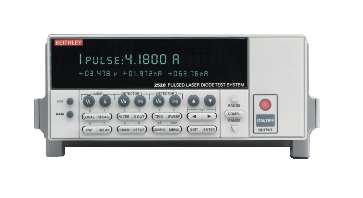 Sistema di Prova Keithley 2520 per Diodi Laser Pulsati
