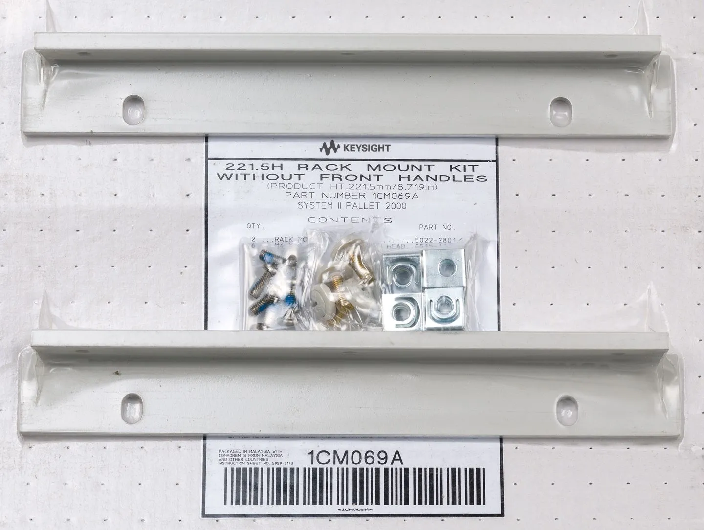Kit Flange di Montaggio in Rack Keysight 1CM069A