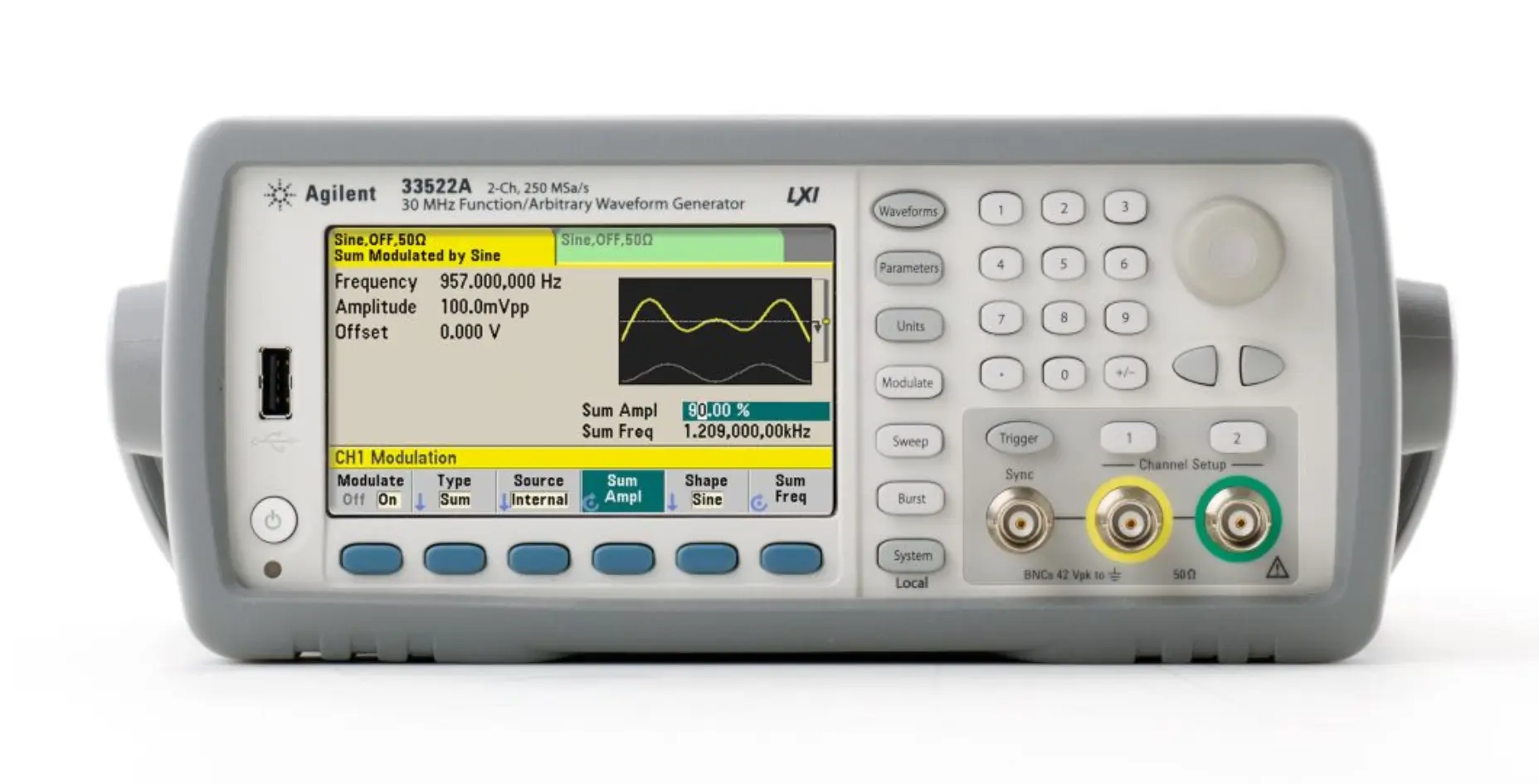Generatore di Forme d'Onda Dual-Channel Keysight 33522A