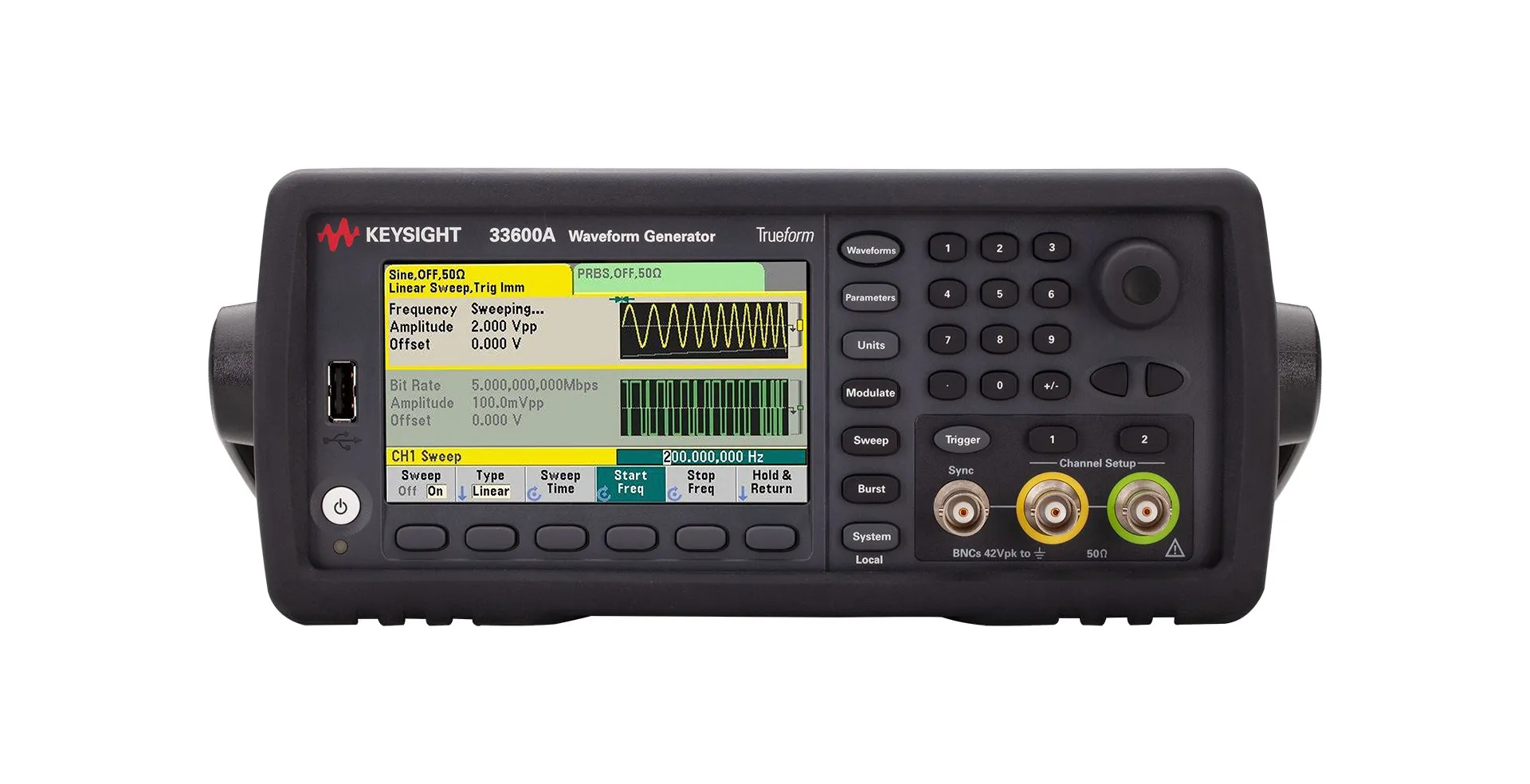 Generatore di funzioni/forme d'onda arbitrarie Trueform Keysight 33611A