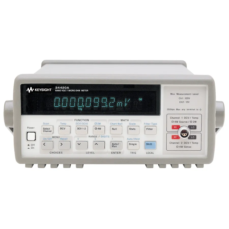 Misuratore Nanovolt/Micro-Ohm Keysight 34420A