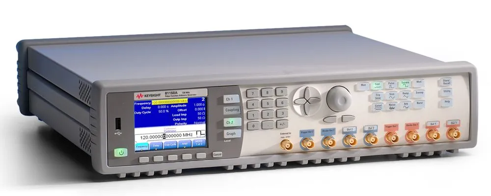 Generatore di impulsi, funzioni, forme arbitrarie e rumore Keysight 81150A