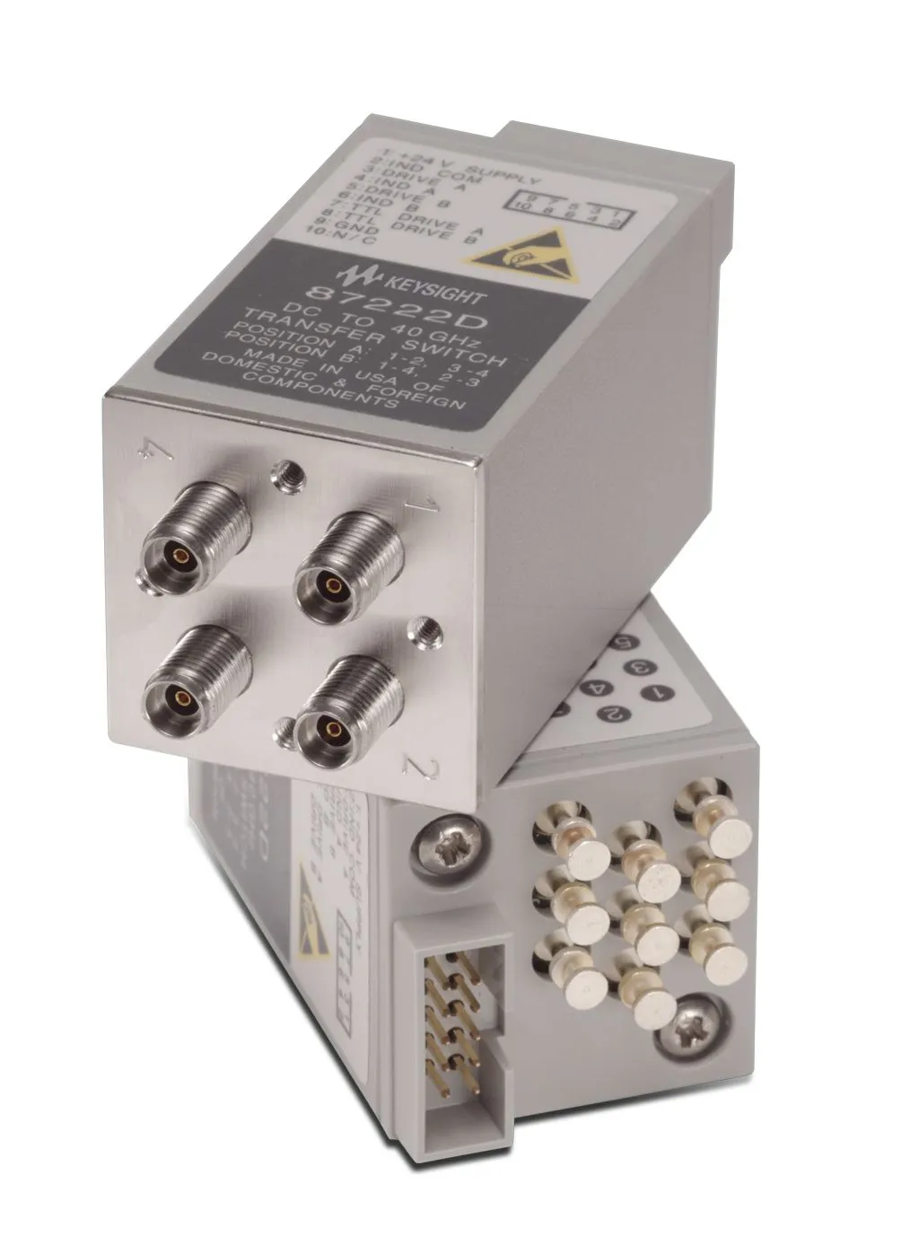 Interruttore di trasferimento coassiale Keysight 87222D