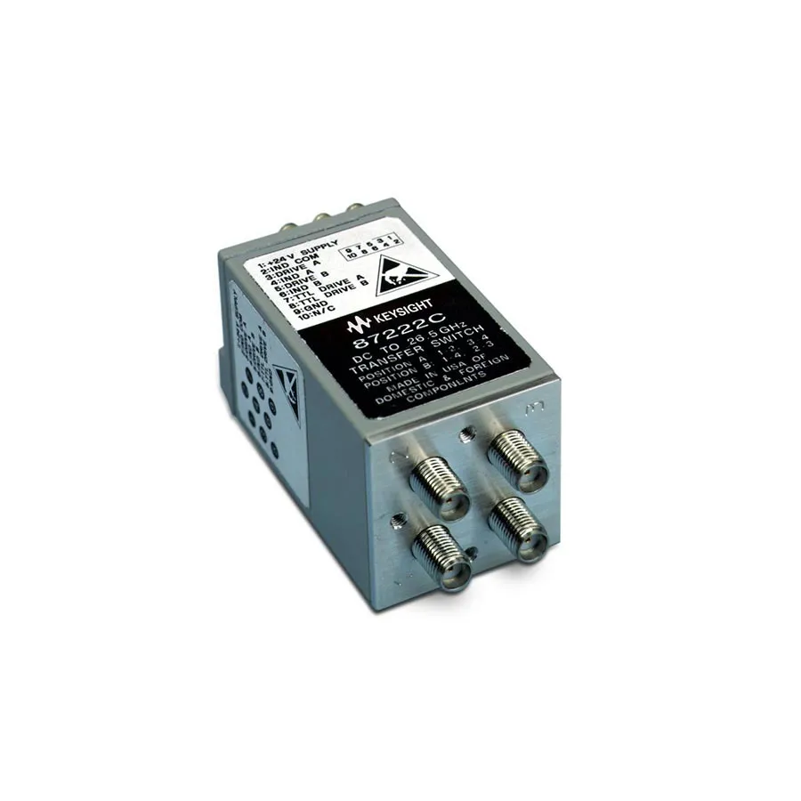 Interruttore di trasferimento coassiale Keysight 87222D/161