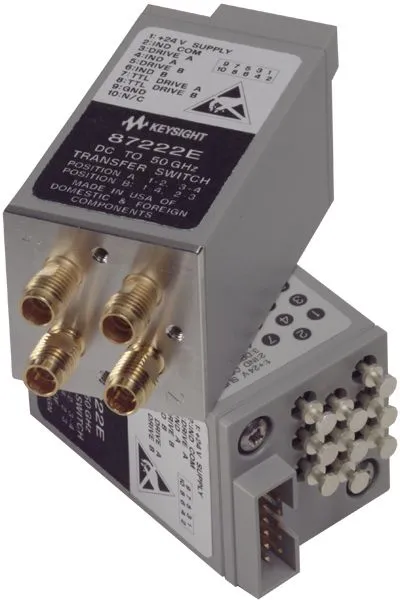 Interruttore di trasferimento coassiale Keysight 87222E a 4 porte