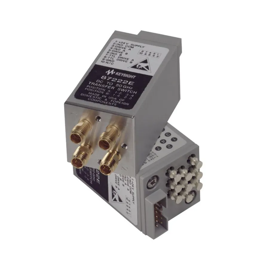 Interruttore di trasferimento coassiale Keysight 87222E/100 a 4 porte
