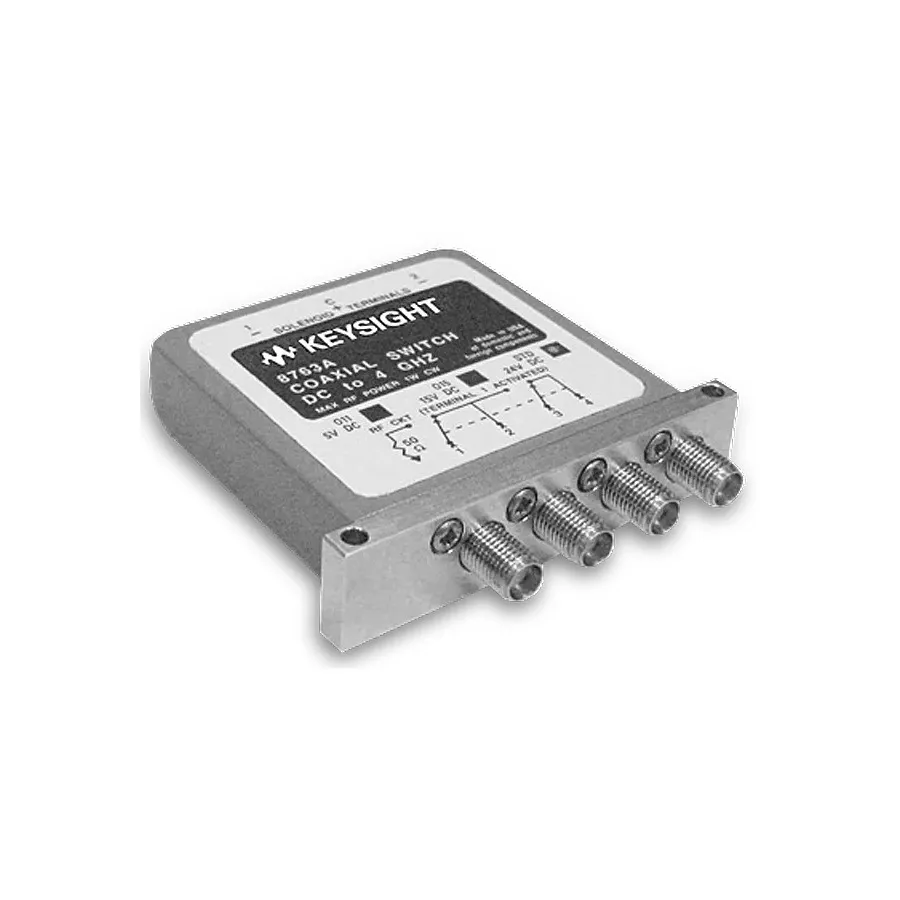 Interruttore coassiale Keysight 8763A/T24