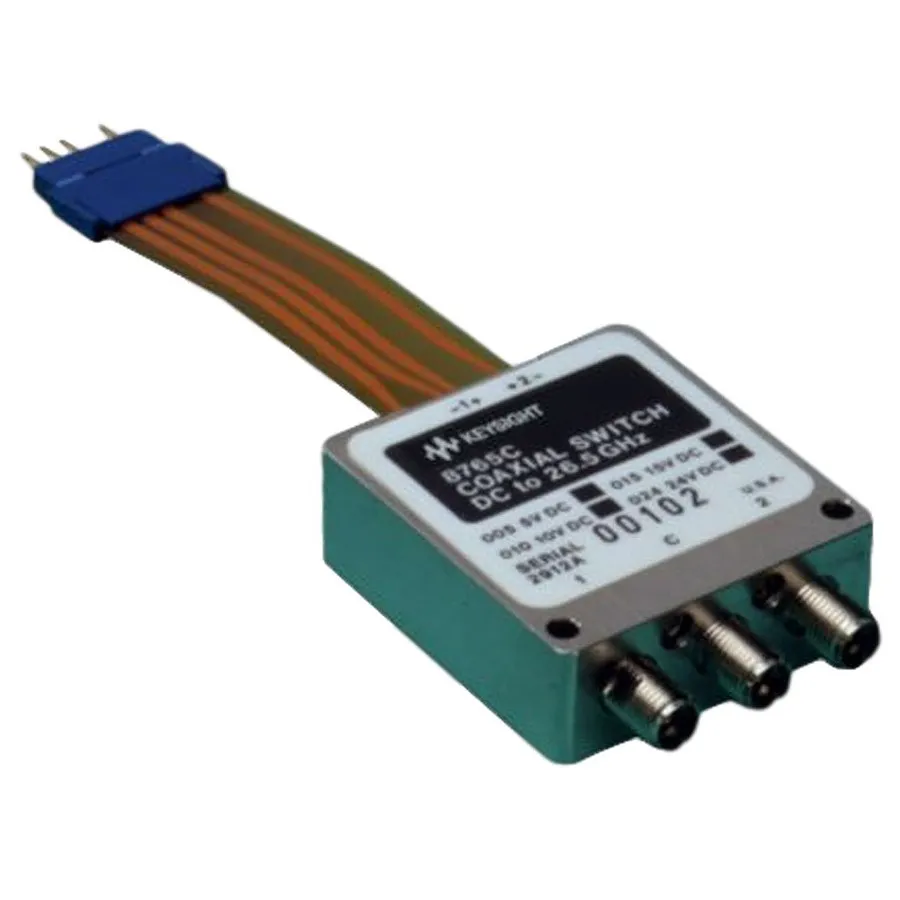 Interruttore coassiale Keysight 8765D, SPDT, DC a 40 GHz, 24 Vdc