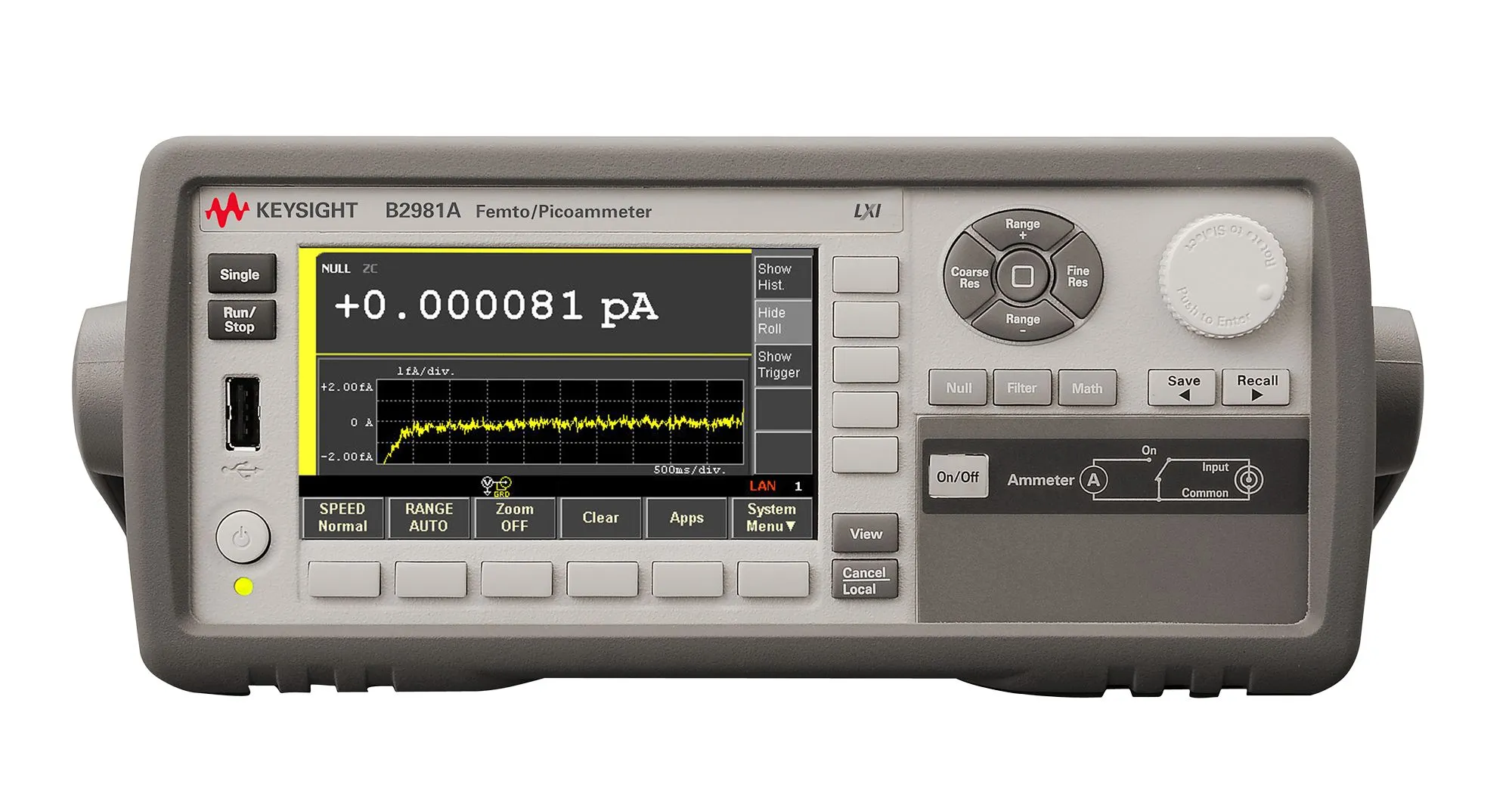 Keysight B2981A Femto/Picoamperometro