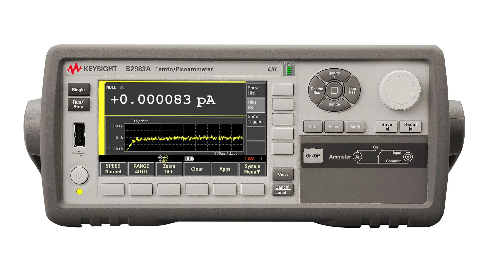 Keysight B2983A Femto/Picoamperometro
