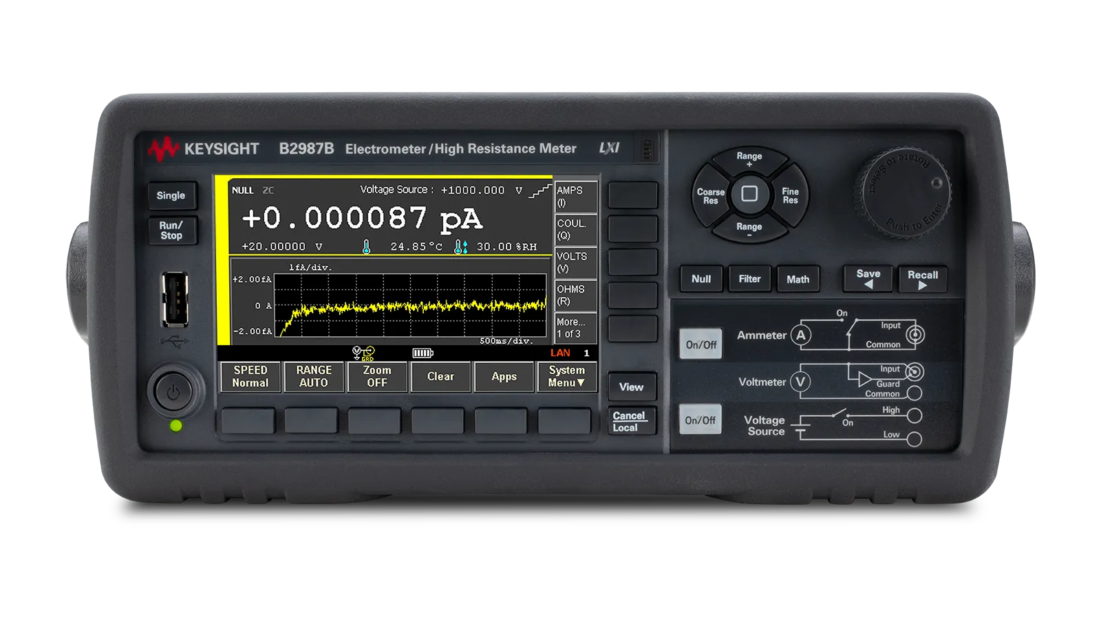 Keysight B2987B Elettrometro/Misuratore di Alta Resistenza