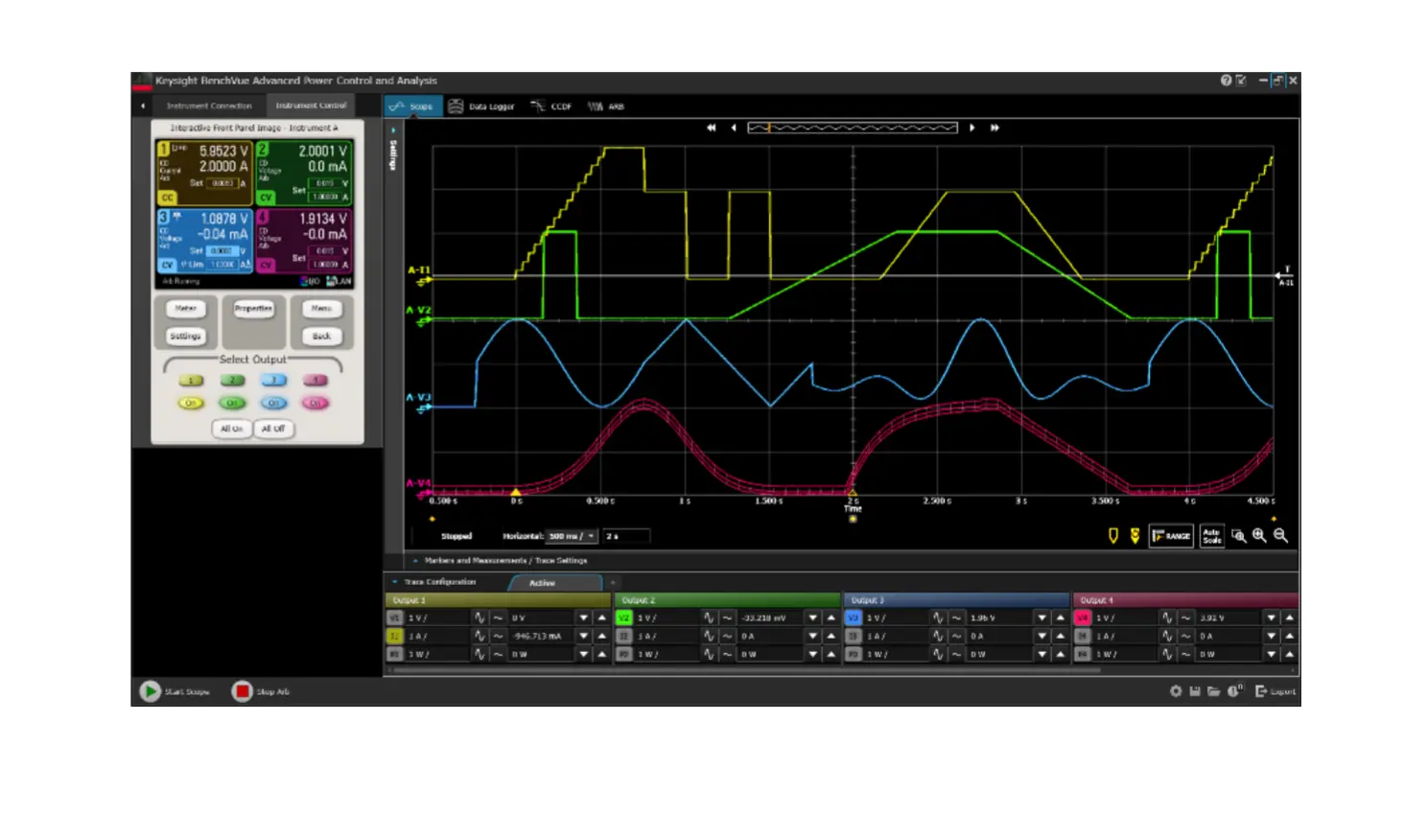 Software di controllo alimentazione Keysight BV9201B BenchVue