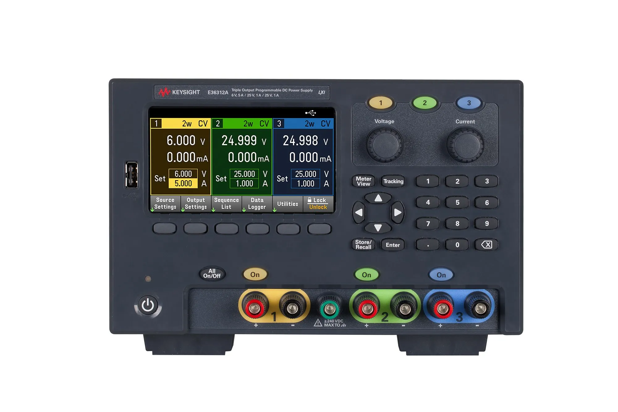 Keysight E36312A Alimentatore DC a triplo output