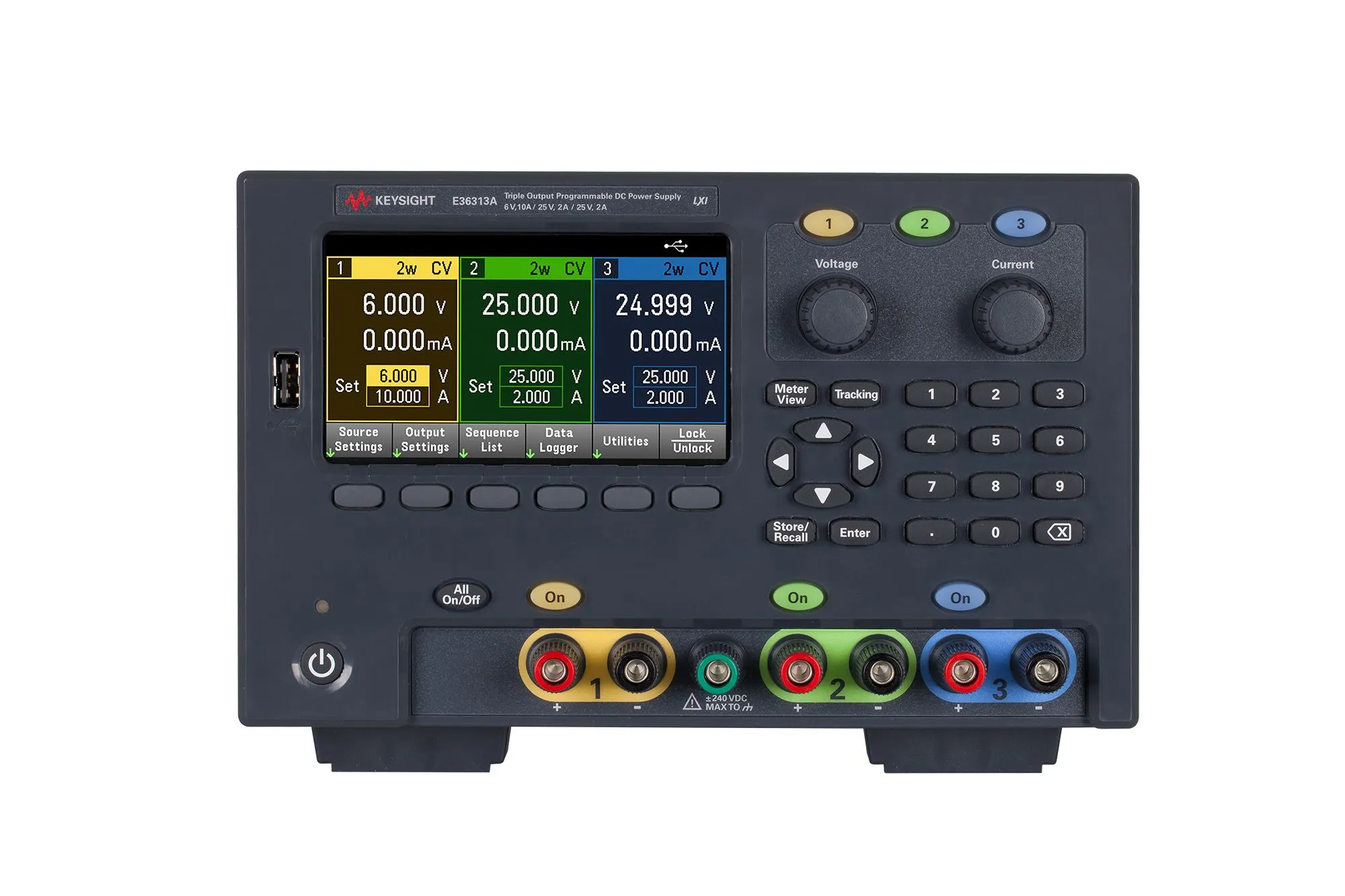 Keysight E36313A Alimentatore DC a triplo output