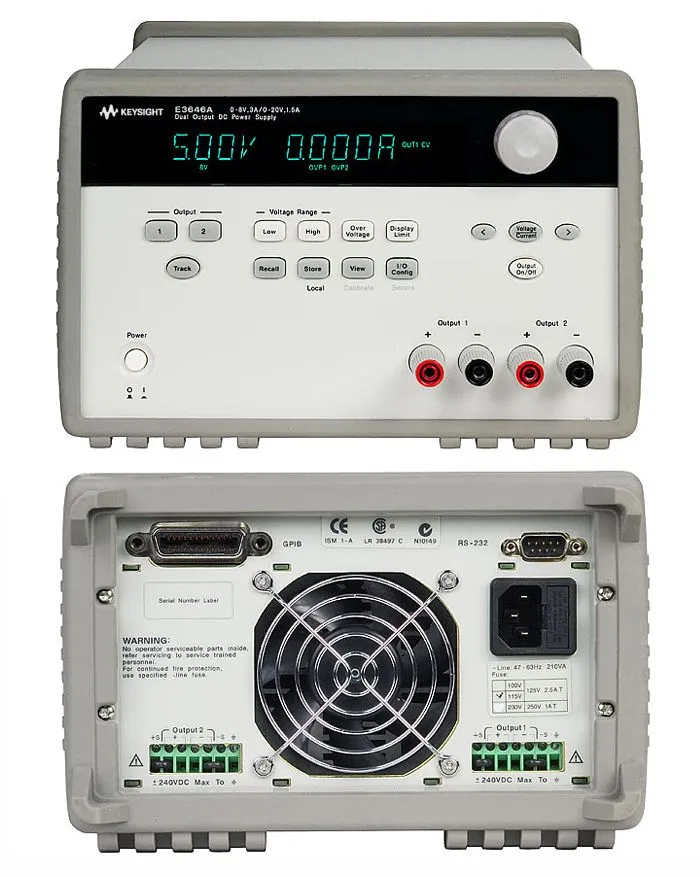 Alimentatore DC Keysight E3646A