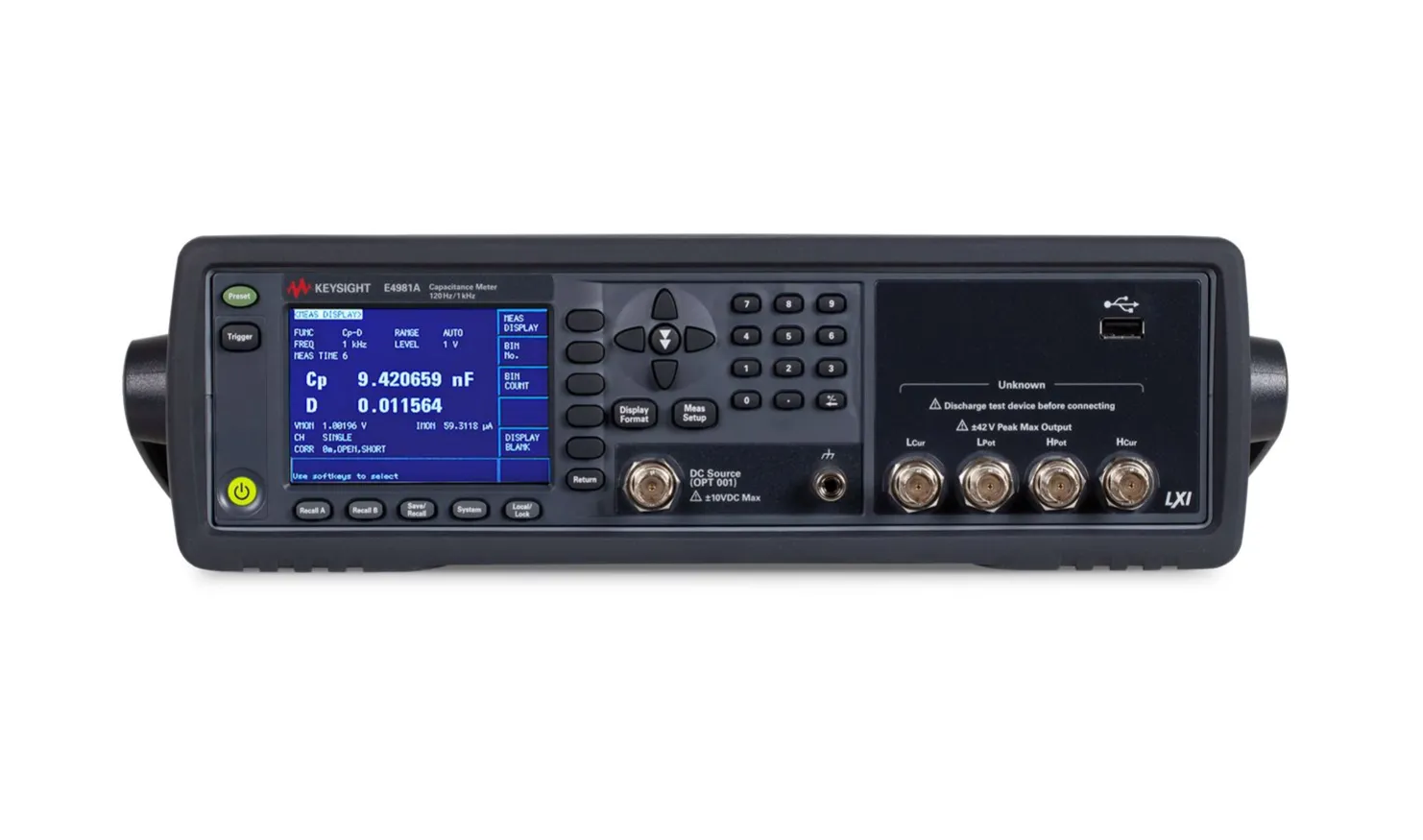 Misuratore di capacità Keysight E4981A