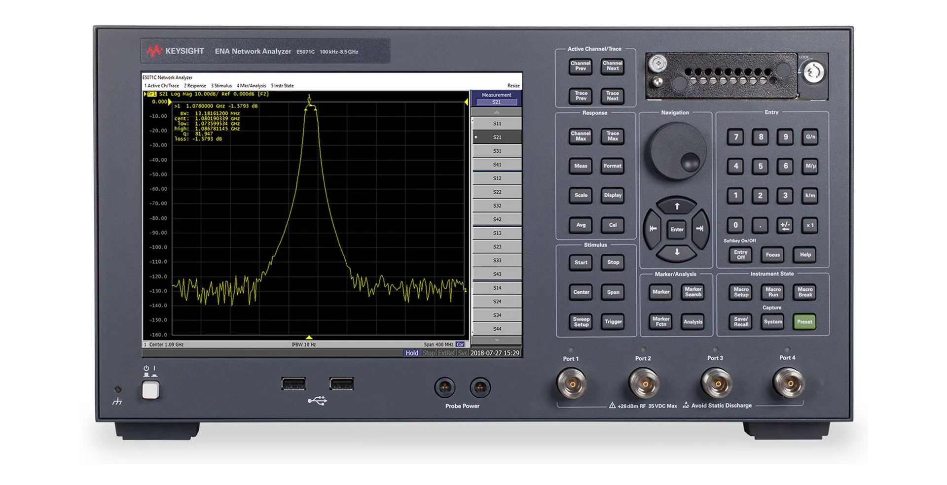 Keysight E5071C Analizzatore di Rete Vettoriale