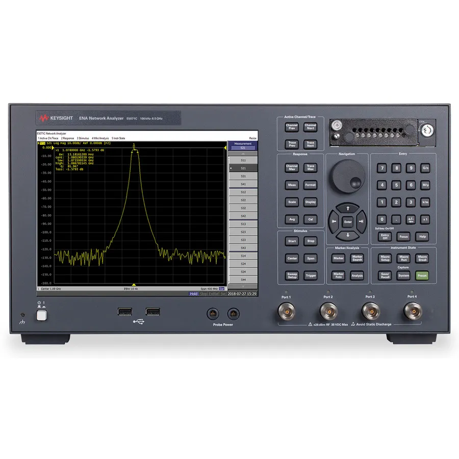 Keysight E5071C/019/480/UNQ Analizzatore di Rete Vettoriale