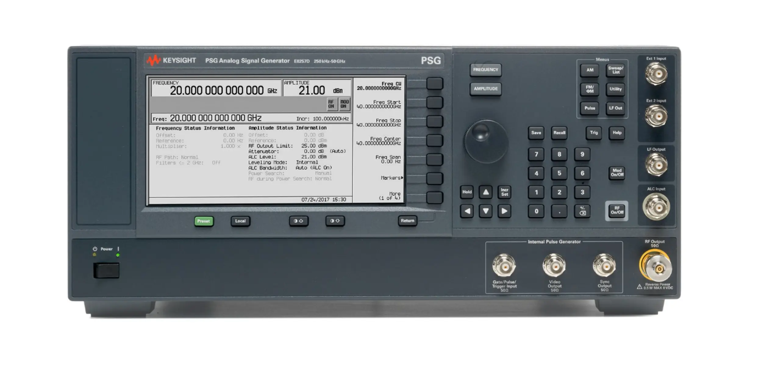 Generatore di segnali analogico a microonde Keysight E8257D