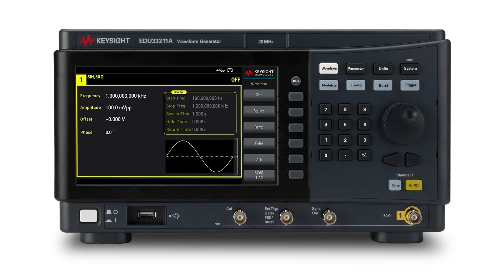 Keysight EDU33211A Generatore di Funzioni/Forme d'Onda Arbitrarie