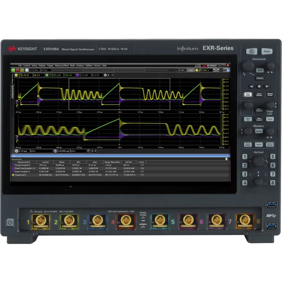Oscilloscopio a segnali misti Keysight EXR108A