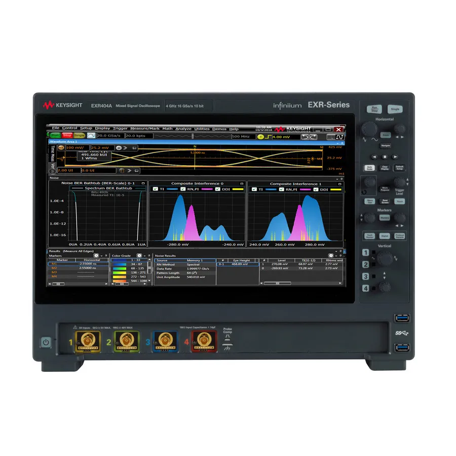 Keysight EXR404A Oscilloscopio Infiniium Tempo Reale