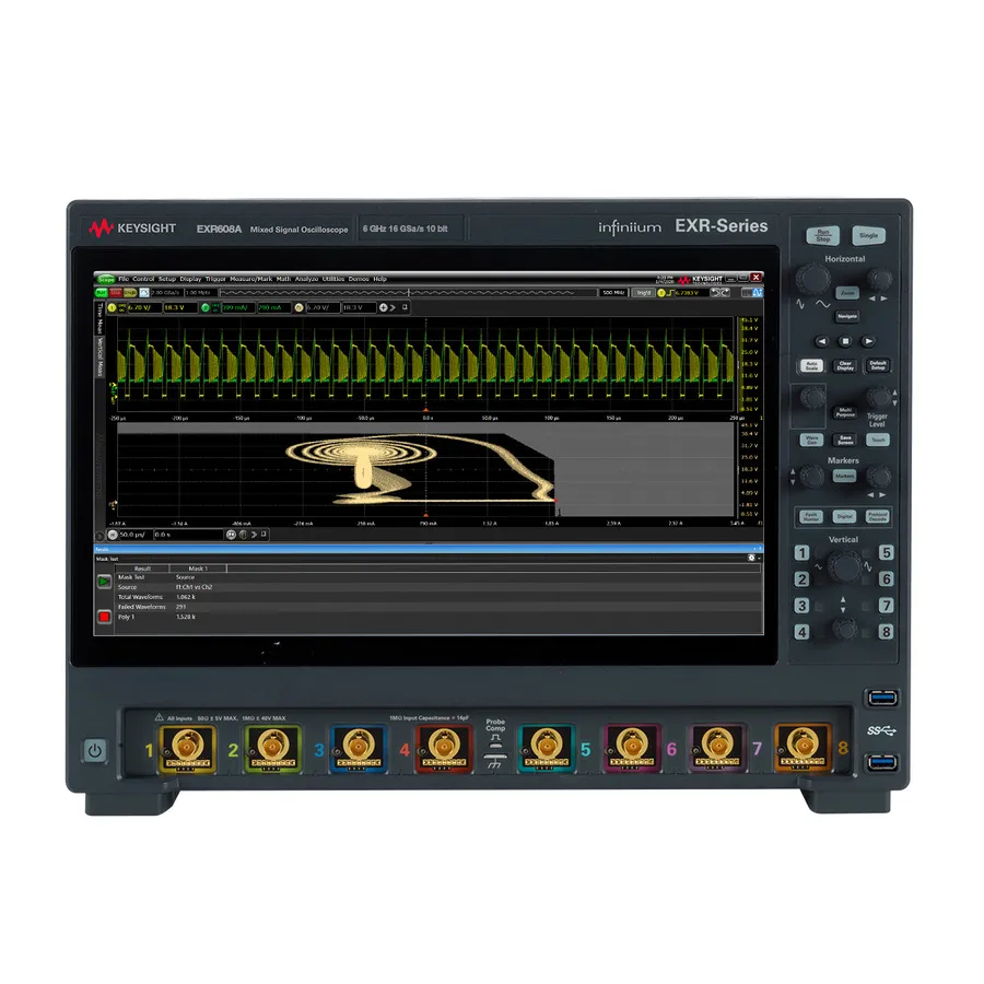 Keysight EXR608A Oscilloscopio Infiniium Tempo Reale