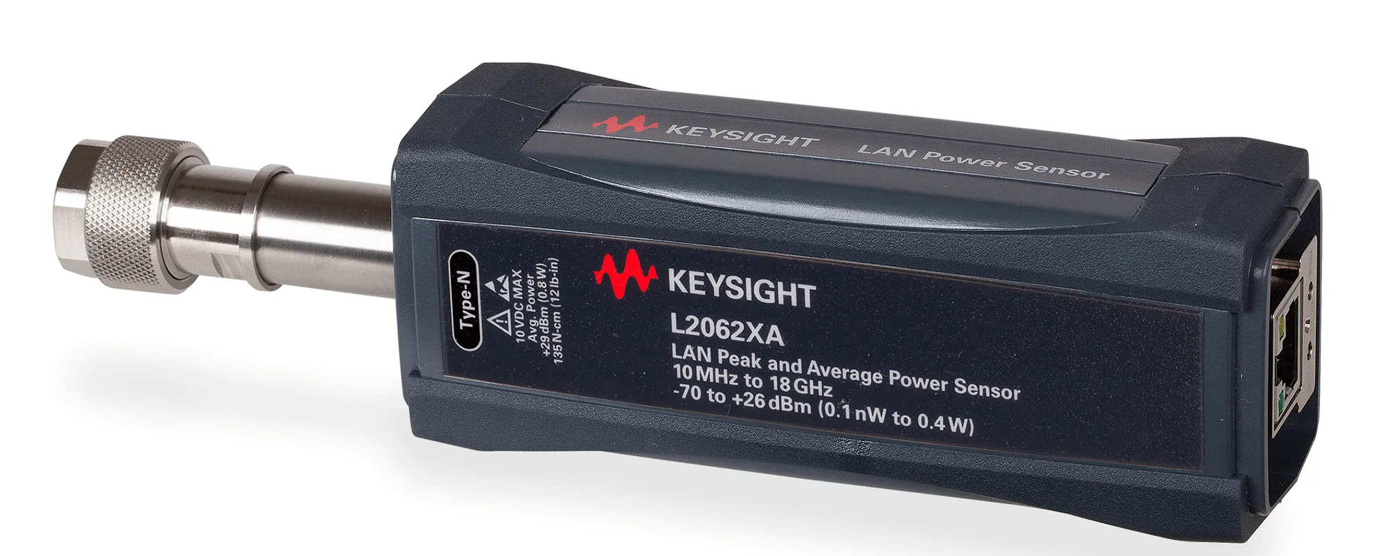 Sensore di potenza LAN Keysight L2062XA a letture picco e media
