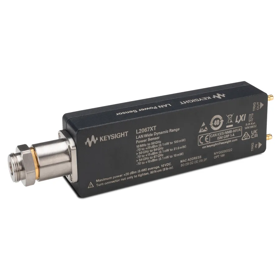 Keysight L2067XT/100/U2037A Sensore di potenza con conformità al vuoto termico