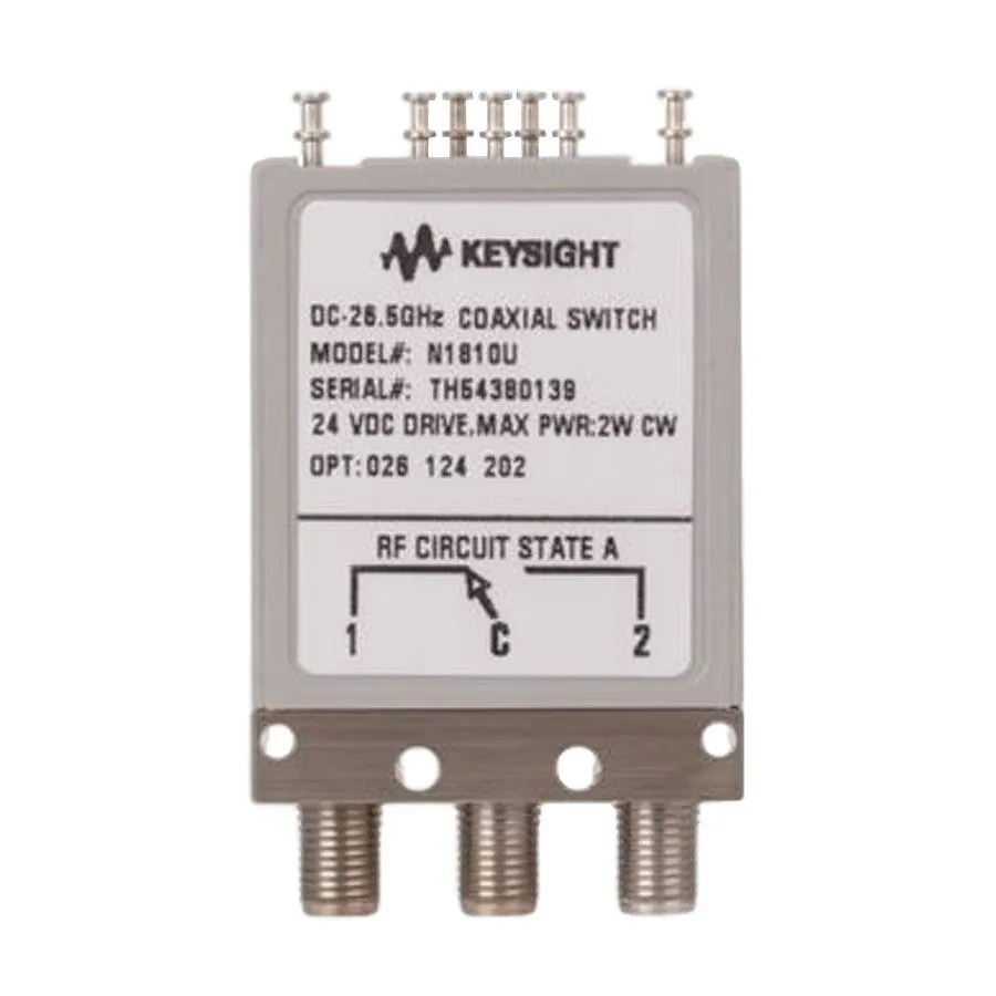 Commutatore Coassiale Keysight N1810UL/026/105/201/401