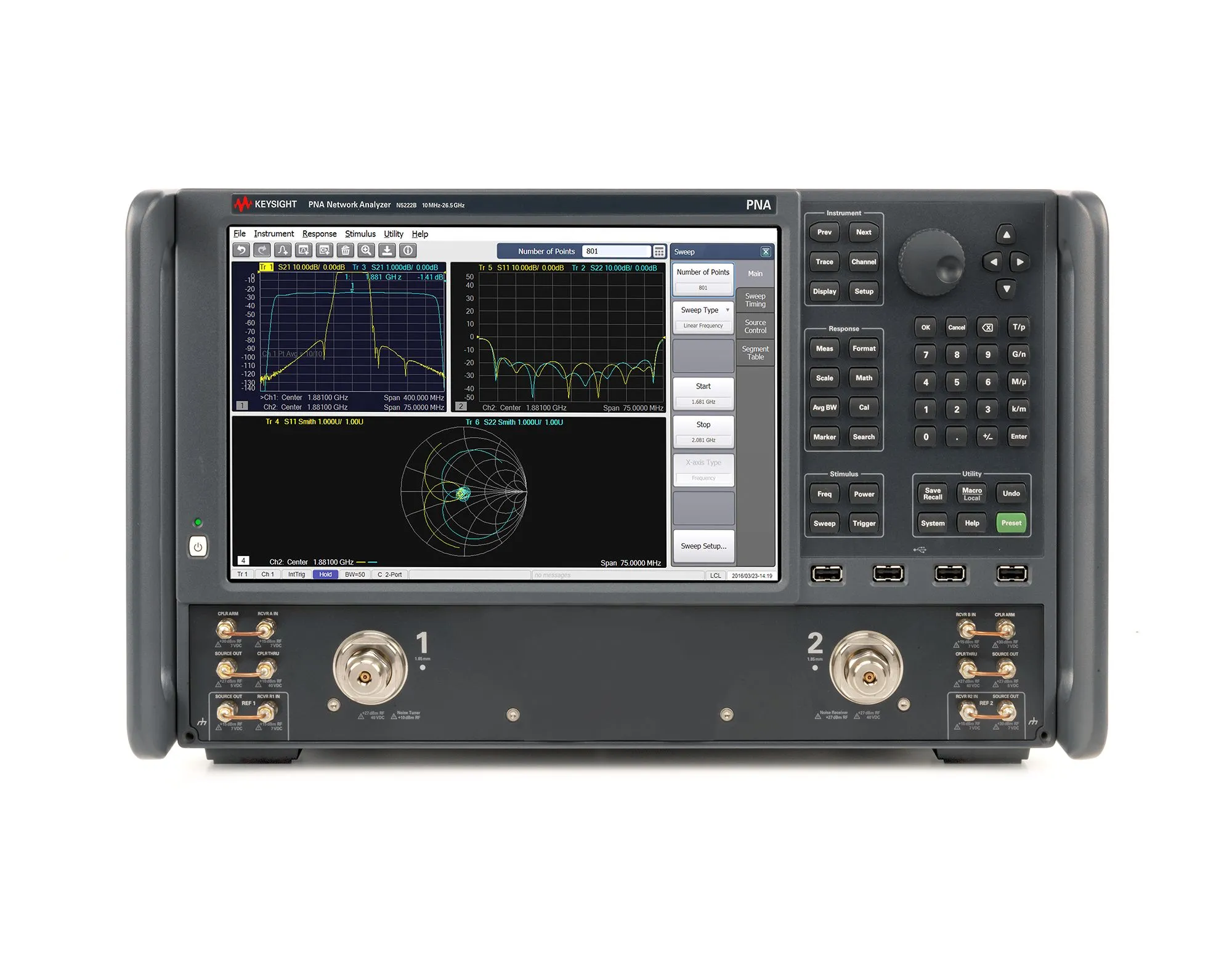 Analizzatore di rete microonde Keysight N5222B