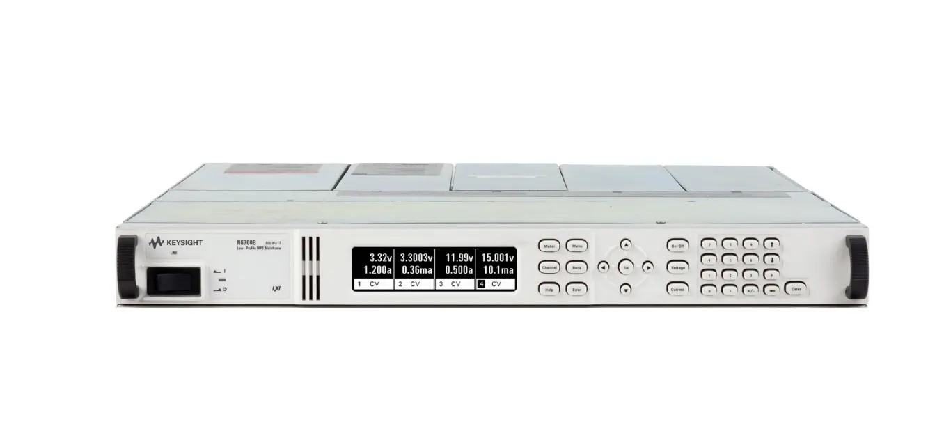 Sistema di alimentazione modulare Keysight N6700B