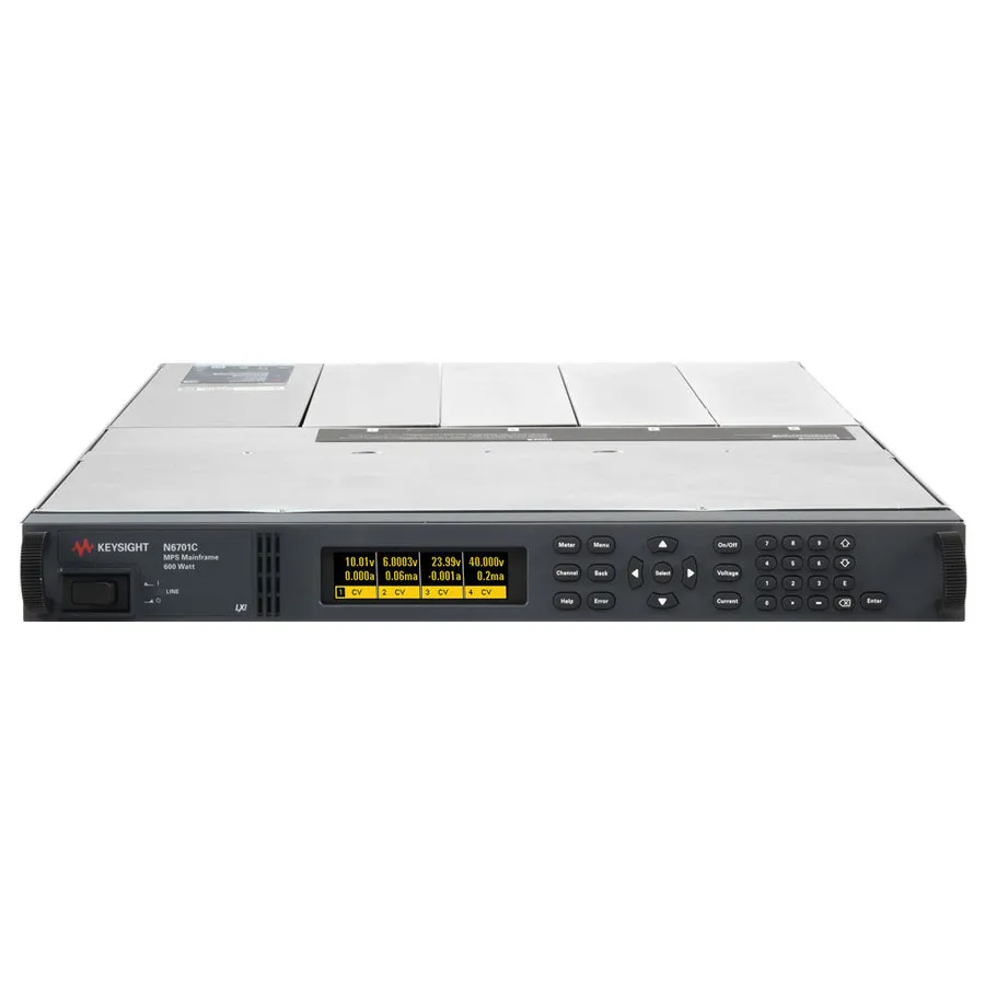 Keysight N6701C Mainframe di Sistema di Alimentazione Modulare con Kit di Staffa di Montaggio