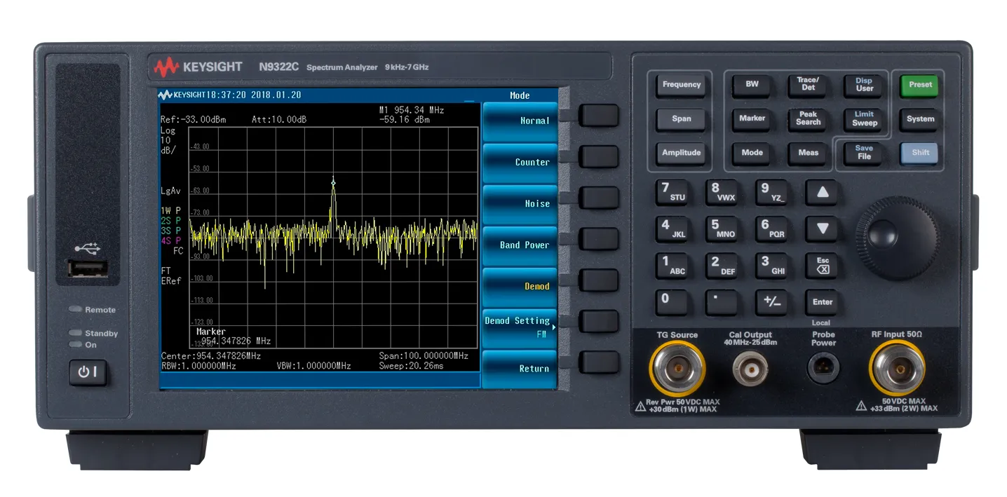 Analizzatore di Spettro di Base Keysight N9322C