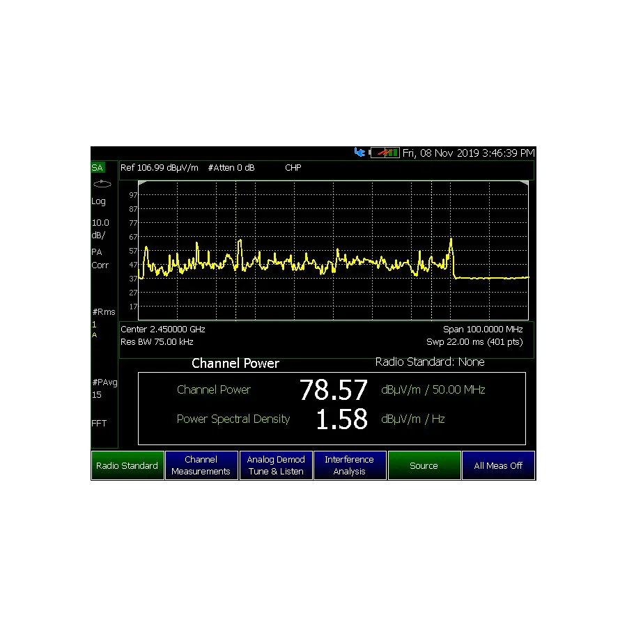 Opzione Keysight N9912CU/358 per misurazioni EMF