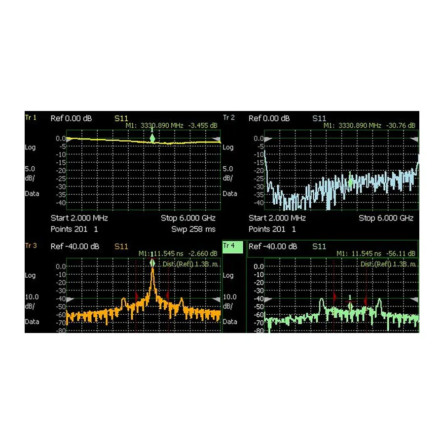 Keysight N9913CU/010 Vector Network Analyzer Time Domain